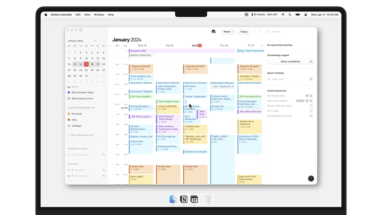 Notion Calendar App